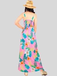 Foto 7 | Set De Dos Vestido Largos De Mujer Stretch Ves-1011-px2 De Estampados Primaverales