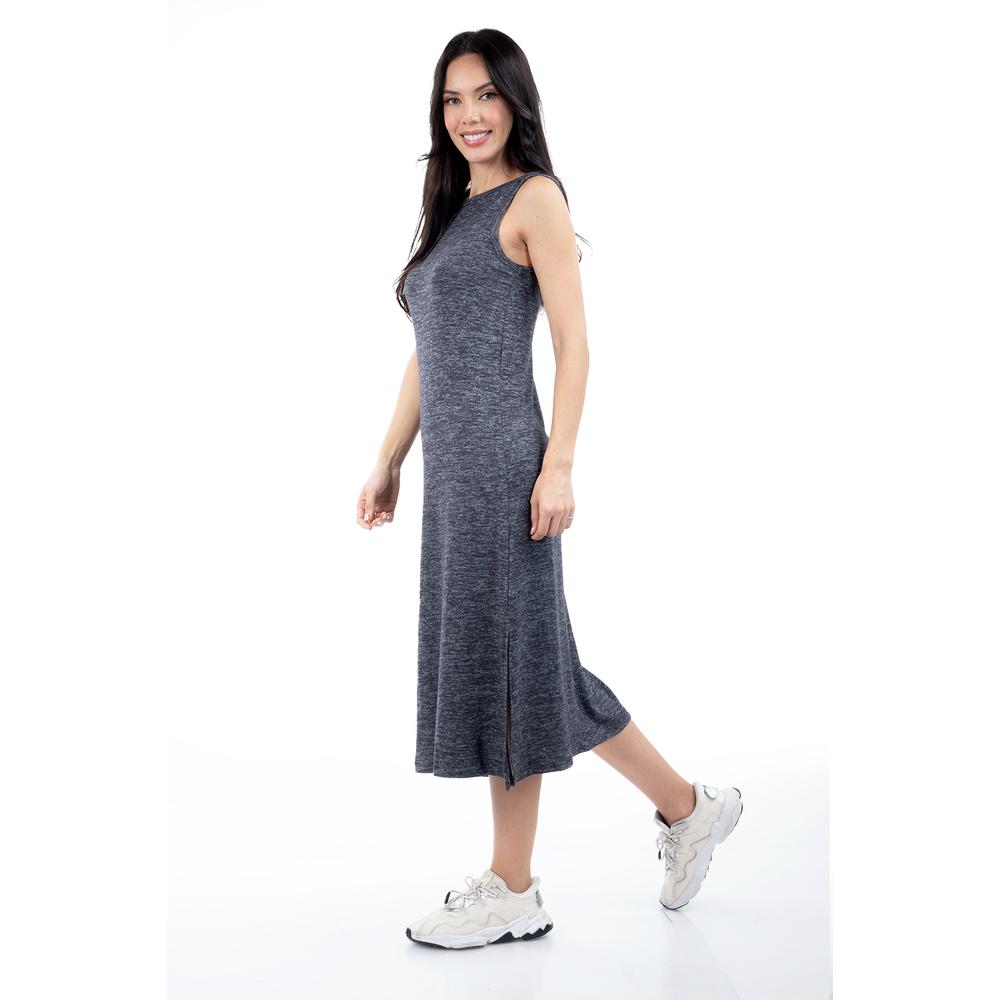 Foto 3 pulgar | Vestido Casual Sin Mangas Roman Fashion /juvenil, 2847 (gris Obscuro) Gris Oscuro