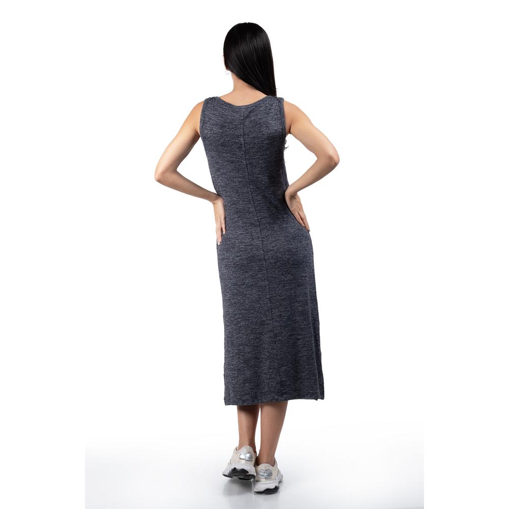 Foto 4 pulgar | Vestido Casual Sin Mangas Roman Fashion /juvenil, 2847 (gris Obscuro) Gris Oscuro