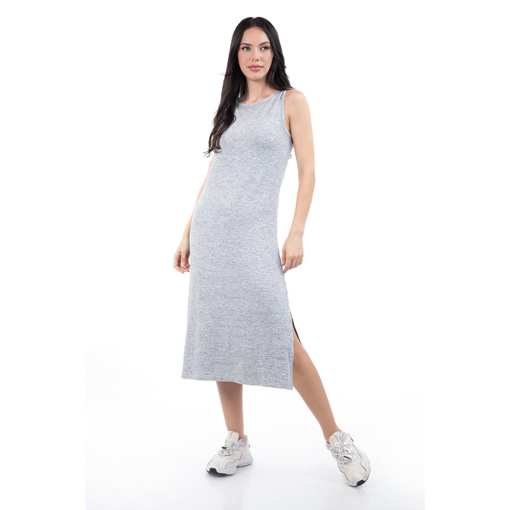 Foto 6 pulgar | Vestido Casual Sin Mangas Roman Fashion /juvenil, 2847 (gris) Gris