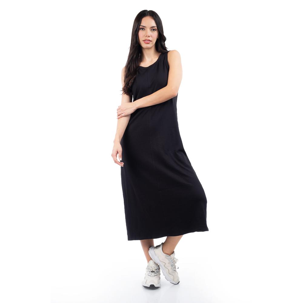 Foto 2 pulgar | Vestido De Algodon Roman Fashion /juvenil, 137 (negro) Negro