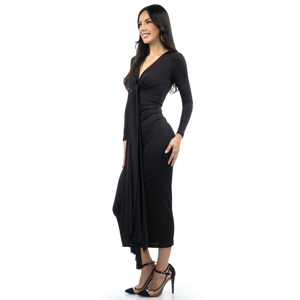 Foto 3 pulgar | Vestido Elegante Roman Fashion /juvenil, 8858 (negro) Negro