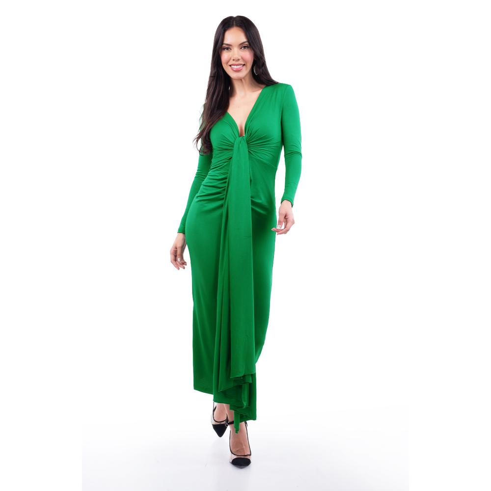 Foto 6 pulgar | Vestido Elegante Roman Fashion /juvenil, 8858 (verde) Verde