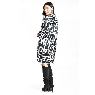 Foto 4 | Vestido Camisero Letras Roman Fashion /juvenil, 1008 (negro) Negro