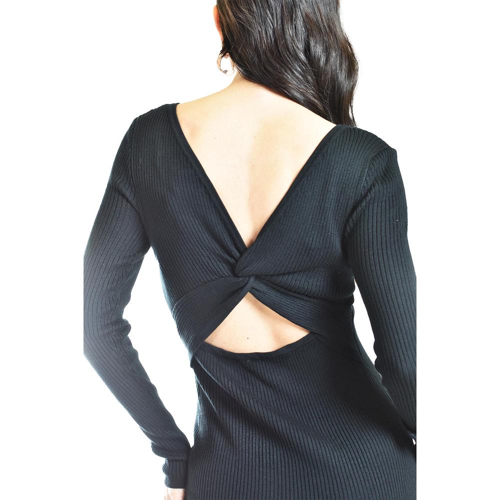 Foto 4 | Vestido Con Abertura En Espalda Roman Fashion /juvenil, 057 (negro) Negro