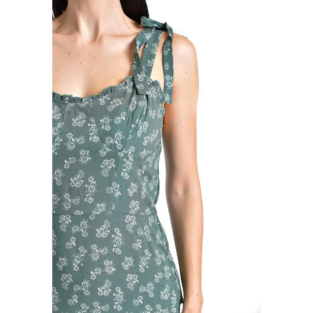 Foto 5 pulgar | Vestido Midi De Tirantes Roman Fashion /juvenil, 50010 (verde) Verde