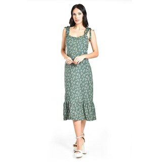 Foto 5 | Vestido Midi De Tirantes Roman Fashion /juvenil, 50010 (verde) Verde