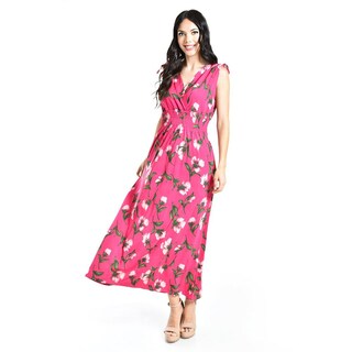 Foto 5 | Vestido Largo Con Lazos Roman Fashion /juvenil, 8802-10 (fiusha) Fucsia