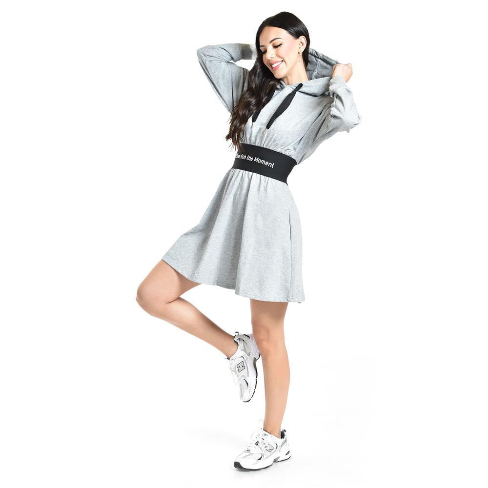 Foto 2 | Vestido Deportivo Con Capucha Roman Fashion/juvenil, 10012 (gris) Gris