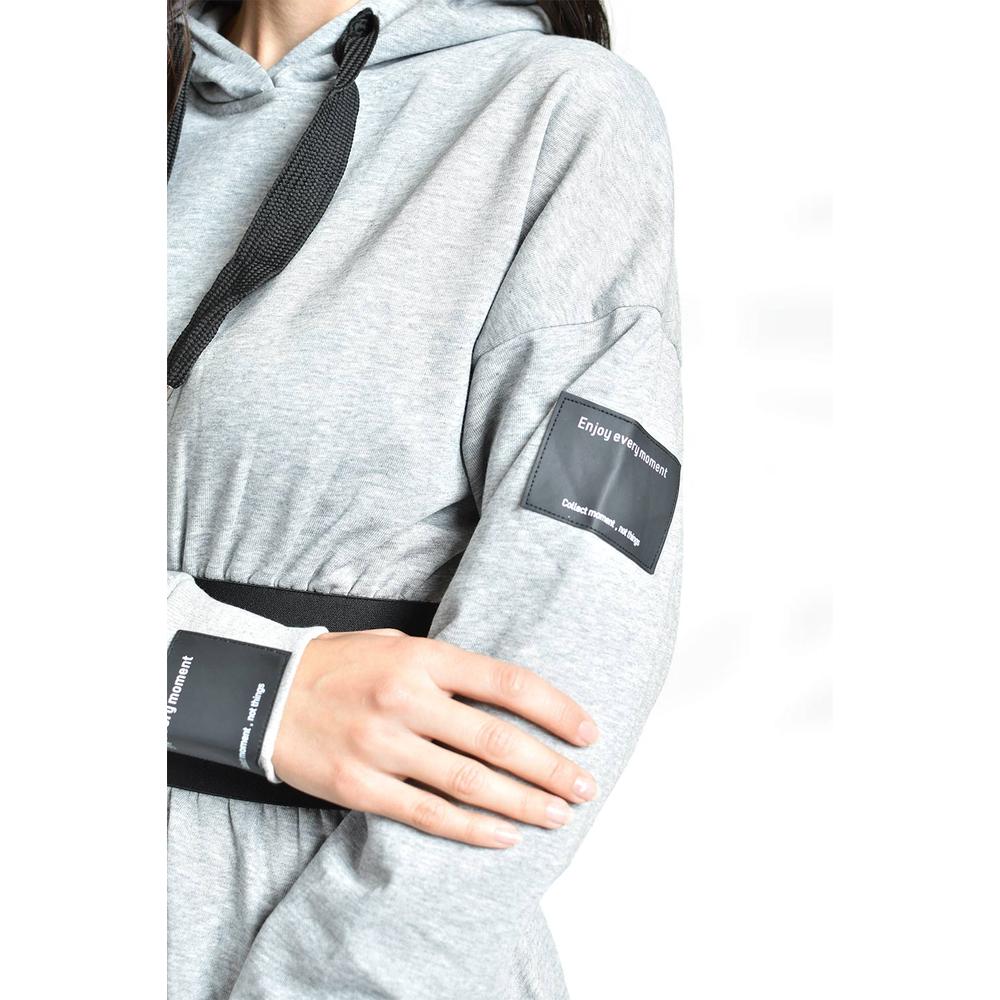 Foto 4 | Vestido Deportivo Con Capucha Roman Fashion/juvenil, 10012 (gris) Gris