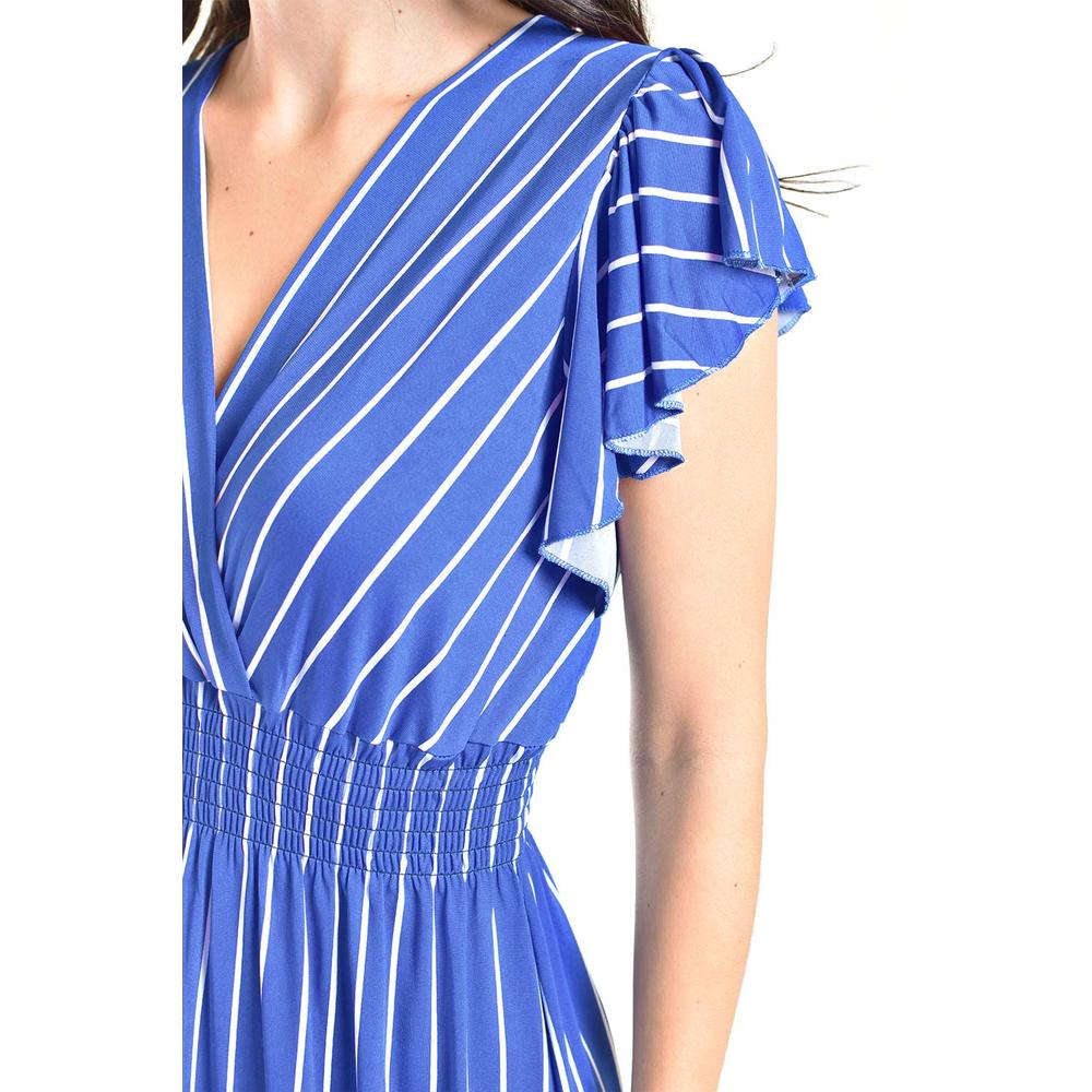 Foto 4 | Vestido De Rayas Roman Fashion /juvenil, 8867-strp (azul Rayas) Azul