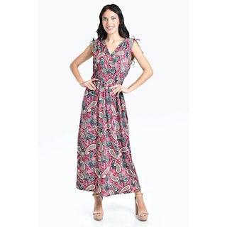 Foto 1 | Vestido Estampado De Paisley Roman Fashion /juvenil, 8802x-11 (vino) Vino