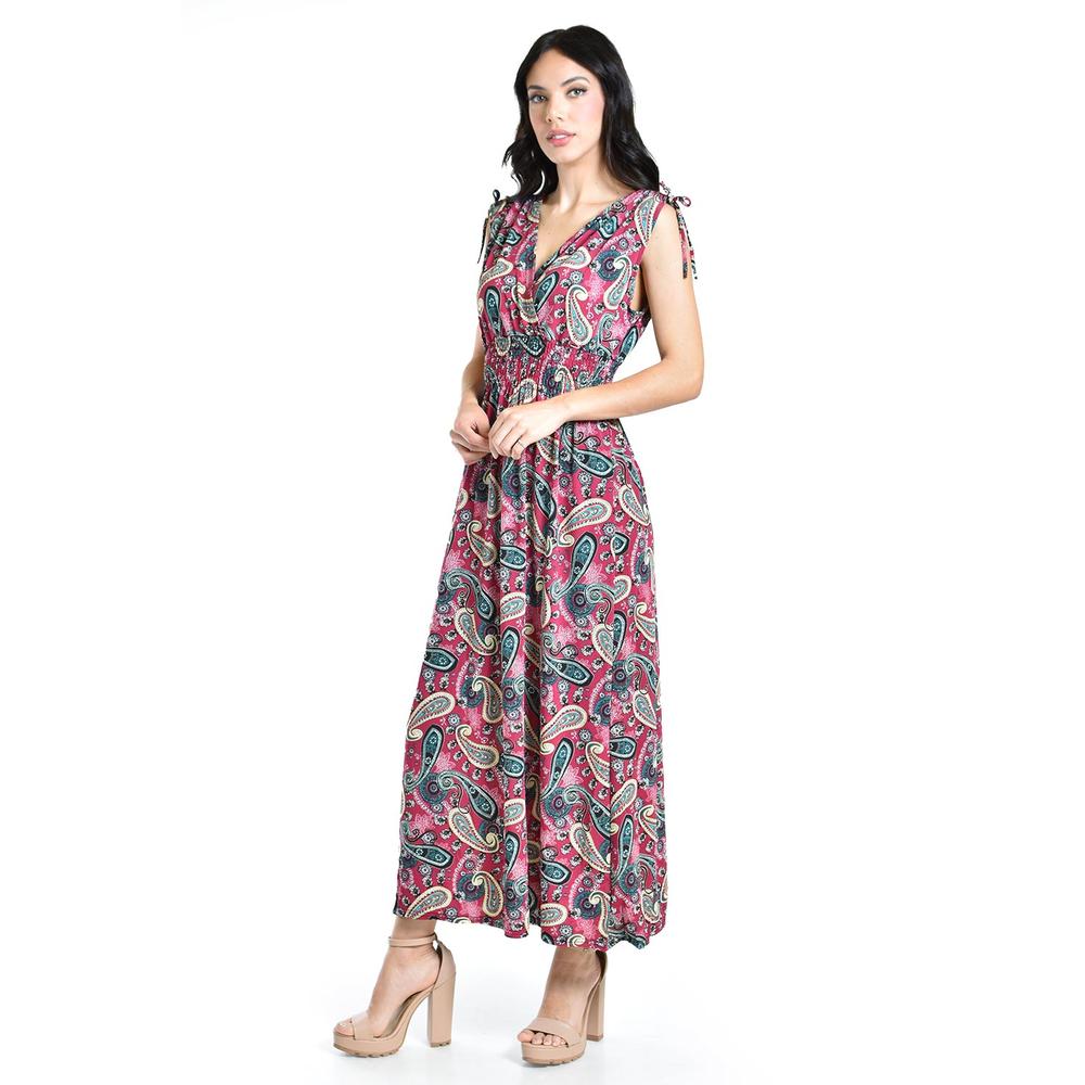 Foto 2 | Vestido Estampado De Paisley Roman Fashion /juvenil, 8802x-11 (vino) Vino