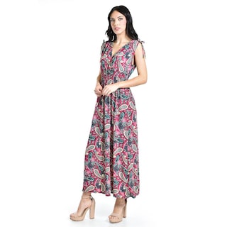 Foto 2 | Vestido Estampado De Paisley Roman Fashion /juvenil, 8802x-11 (vino) Vino