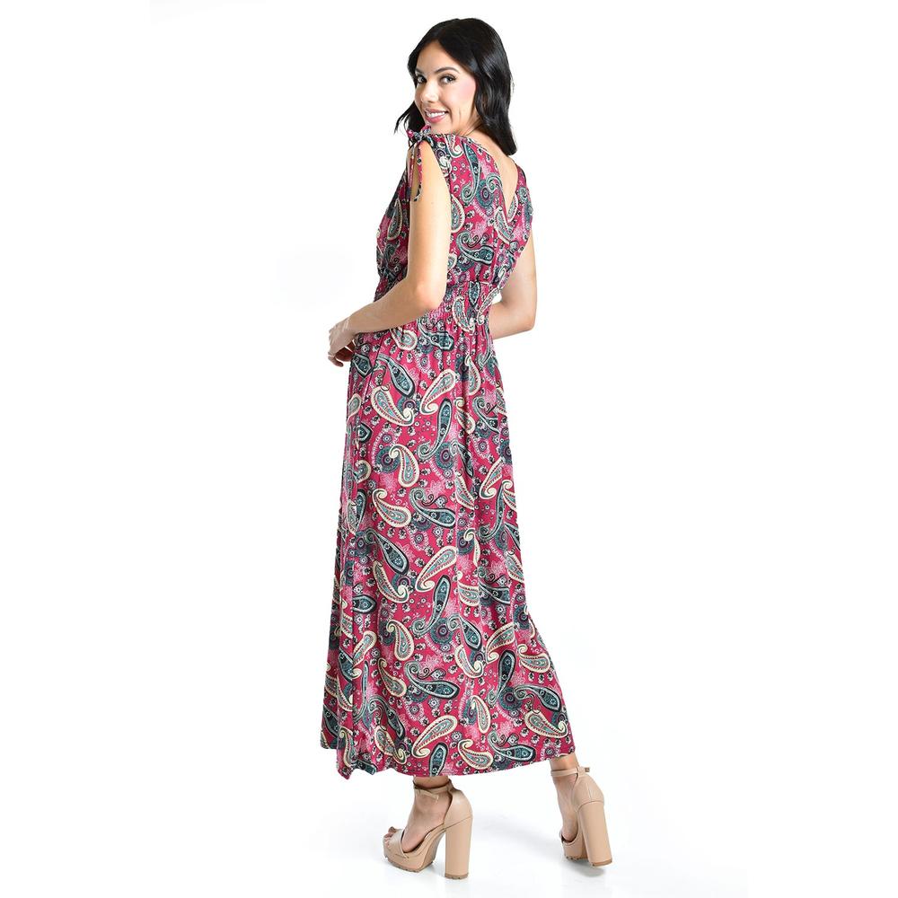 Foto 4 pulgar | Vestido Estampado De Paisley Roman Fashion /juvenil, 8802x-11 (vino) Vino