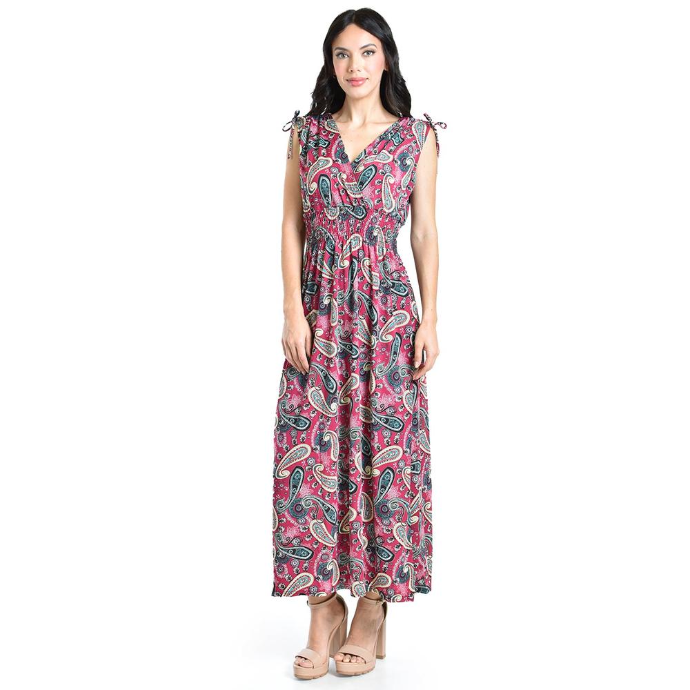 Foto 6 pulgar | Vestido Estampado De Paisley Roman Fashion /juvenil, 8802x-11 (vino) Vino