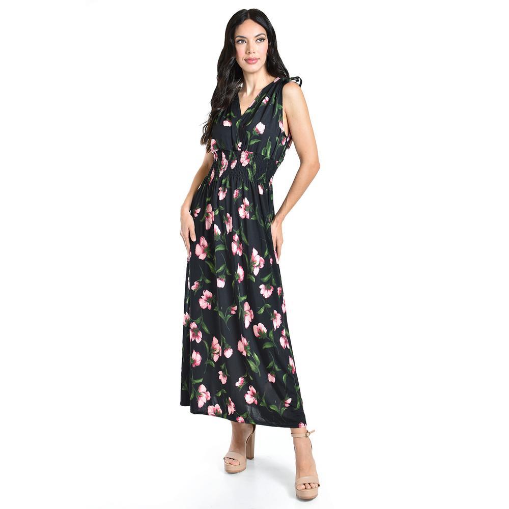 Foto 1 | Vestido Largo Con Lazos Roman Fashion /juvenil, 8802-10 (negro) Negro