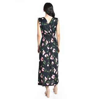 Foto 3 | Vestido Largo Con Lazos Roman Fashion /juvenil, 8802-10 (negro) Negro