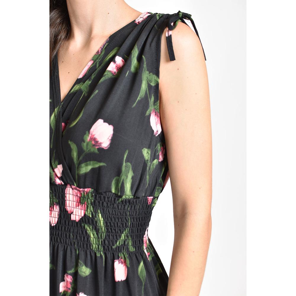 Foto 5 pulgar | Vestido Largo Con Lazos Roman Fashion /juvenil, 8802-10 (negro) Negro