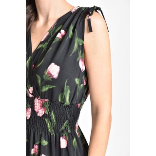 Foto 4 | Vestido Largo Con Lazos Roman Fashion /juvenil, 8802-10 (negro) Negro