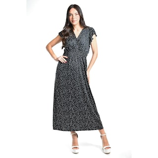 Foto 5 | Vestido Midi De Puntos Roman Fashion /juvenil, 9940x (negro Punto) Negro
