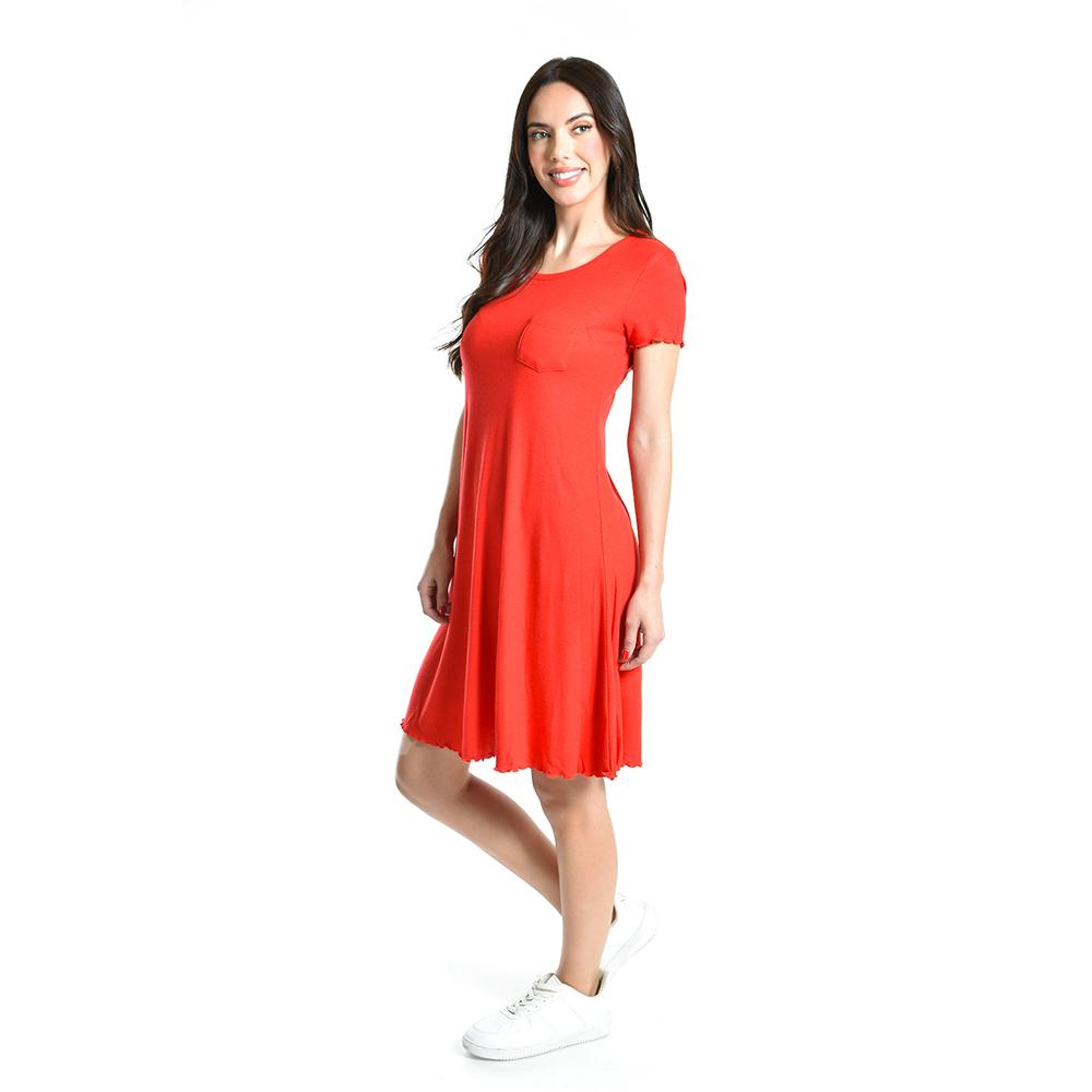 Foto 3 pulgar | Vestido Casual Roman Fashion Juvenil Rojo