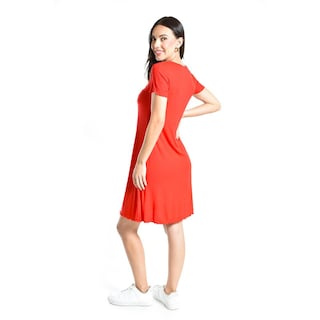 Foto 3 | Vestido Casual Roman Fashion Juvenil Rojo