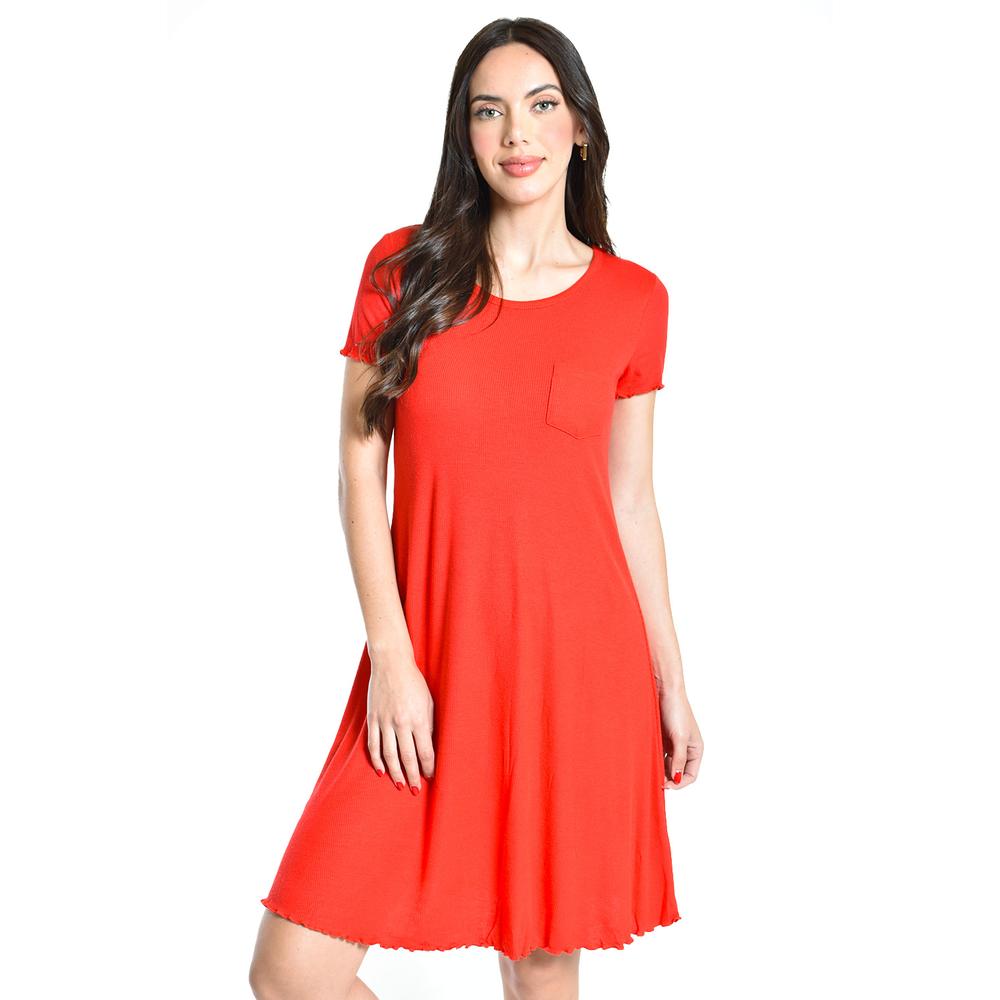 Foto 6 pulgar | Vestido Casual Roman Fashion Juvenil Rojo
