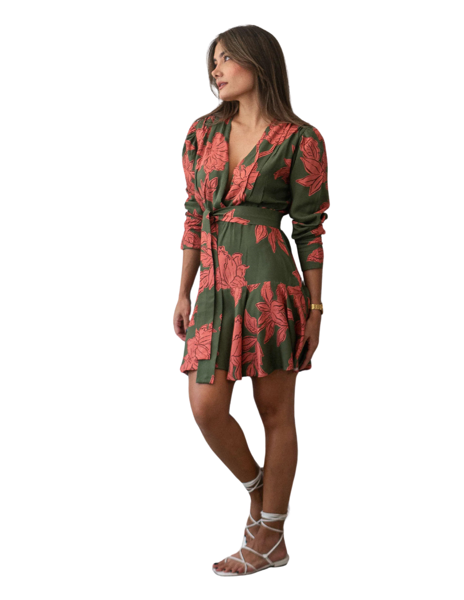 Foto 4 pulgar | Vestido Corto Candelaria J&b Para Dama Color Verde