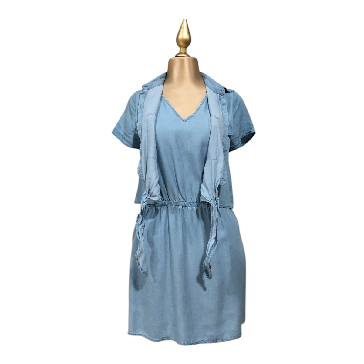 Foto 2 | Vestido Color Azul Para Dama Erivel