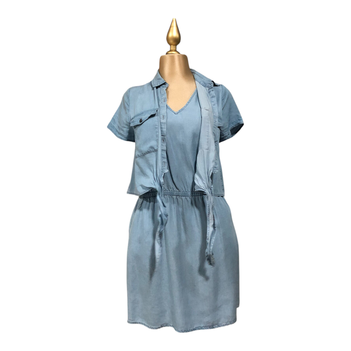 Foto 4 | Vestido Color Azul Para Dama Erivel
