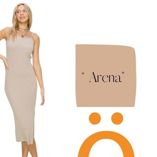 Foto 6 | Vestido Arena Tejido Erivel