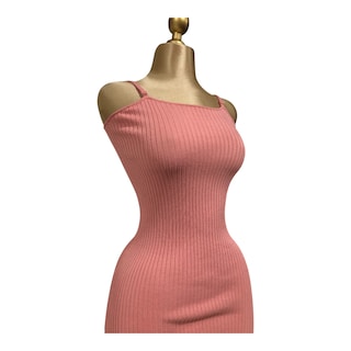Foto 5 | Vestido Rosa Tejido Erivel