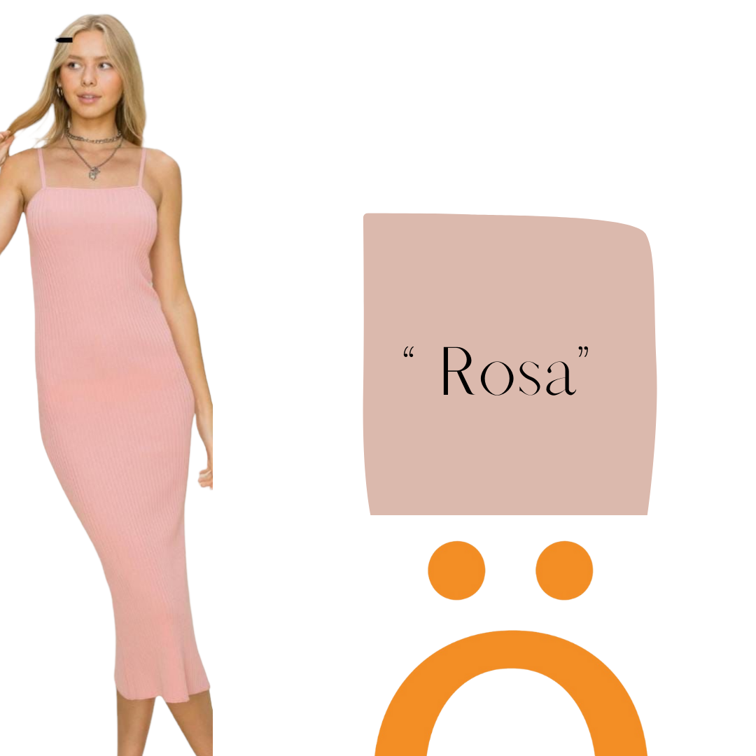Foto 7 | Vestido Rosa Tejido Erivel