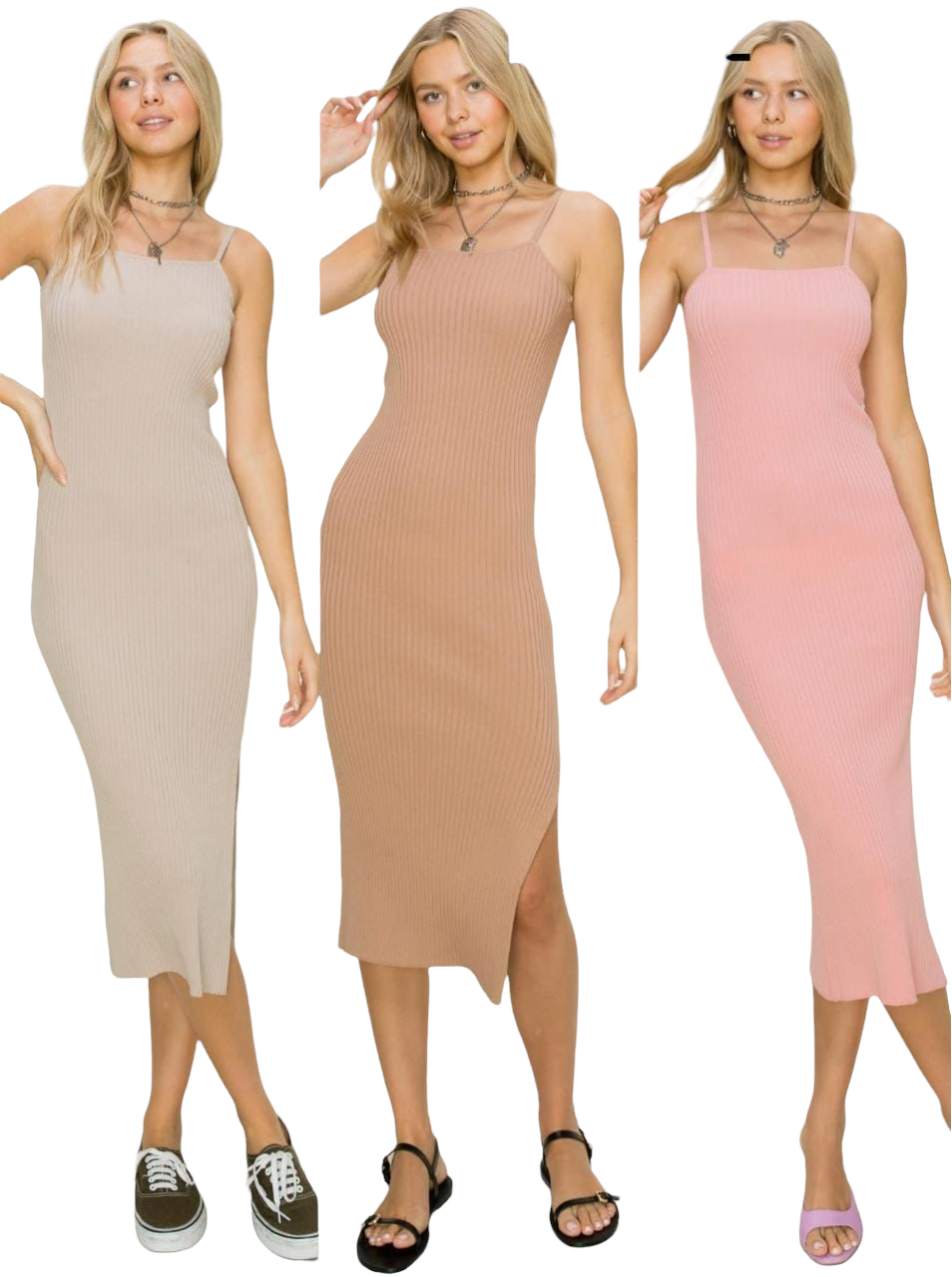 Foto 9 pulgar | Vestido Beige Tejido Erivel