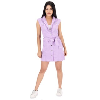 Foto 3 | Vestido Mezclilla Britos Jeans Mujer Lila Casual 025182