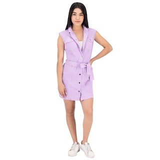 Foto 5 | Vestido Mezclilla Britos Jeans Mujer Lila Casual 025182