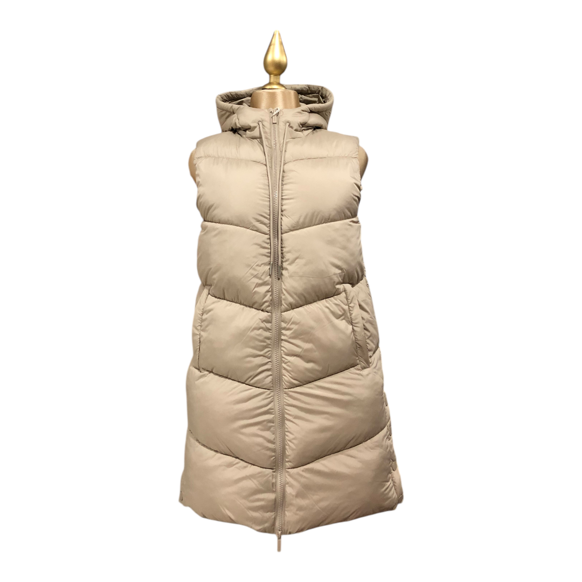 Foto 6 pulgar | Vestido Chaleco Beige Para Dama Lsn