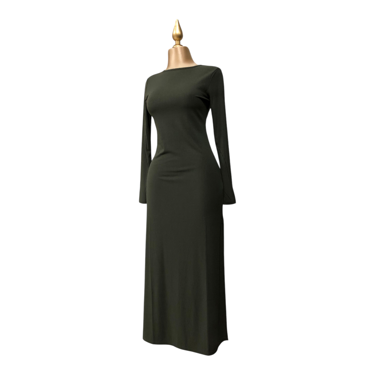 Foto 2 | Vestido Largo Color Verde Para Dama Lsn