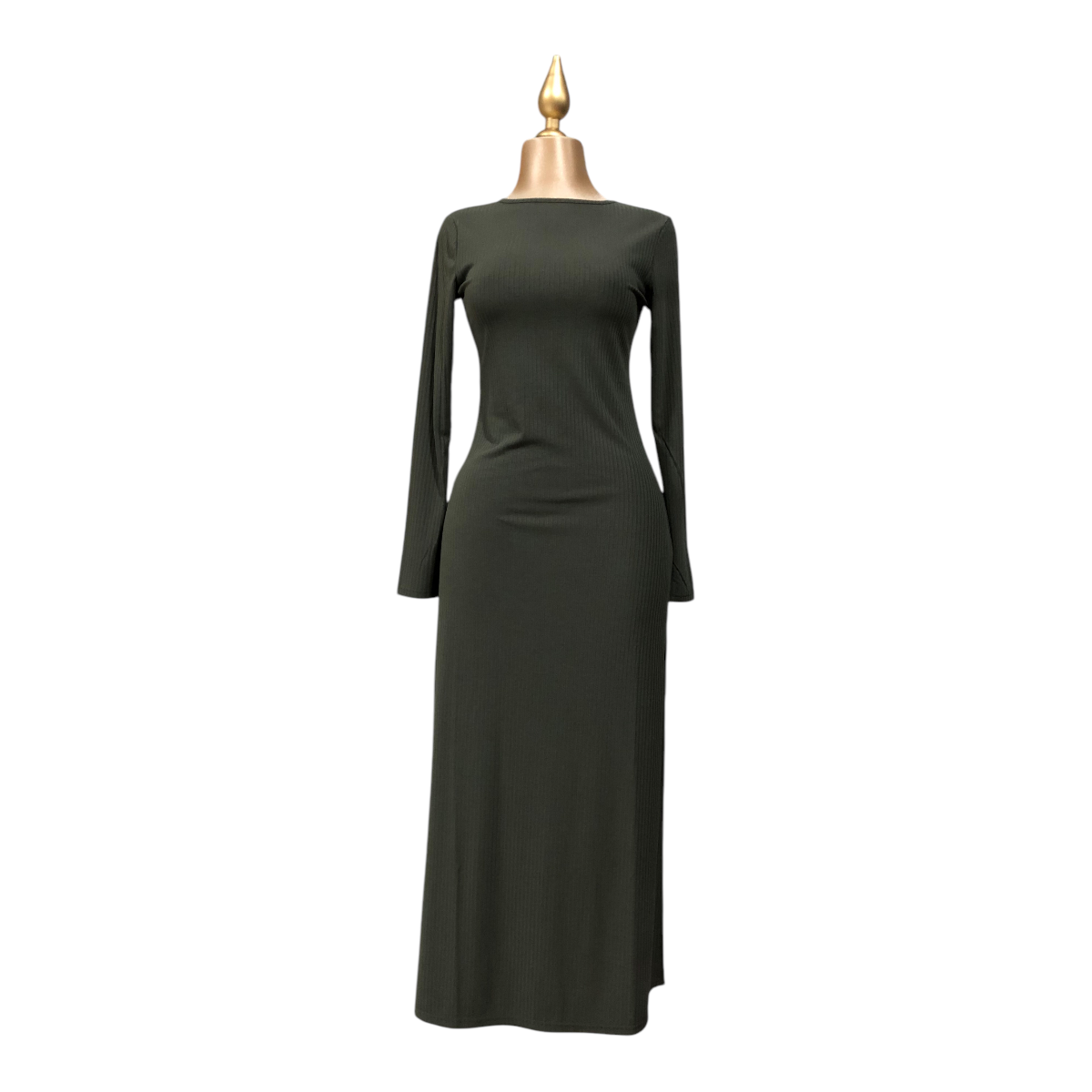 Foto 4 | Vestido Largo Color Verde Para Dama Lsn
