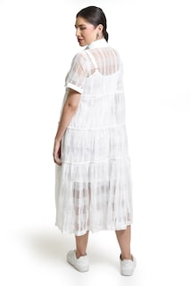 Foto 3 | Vestido De Malla Transparente Roman Fashion /juvenil, 10800 (blanco)