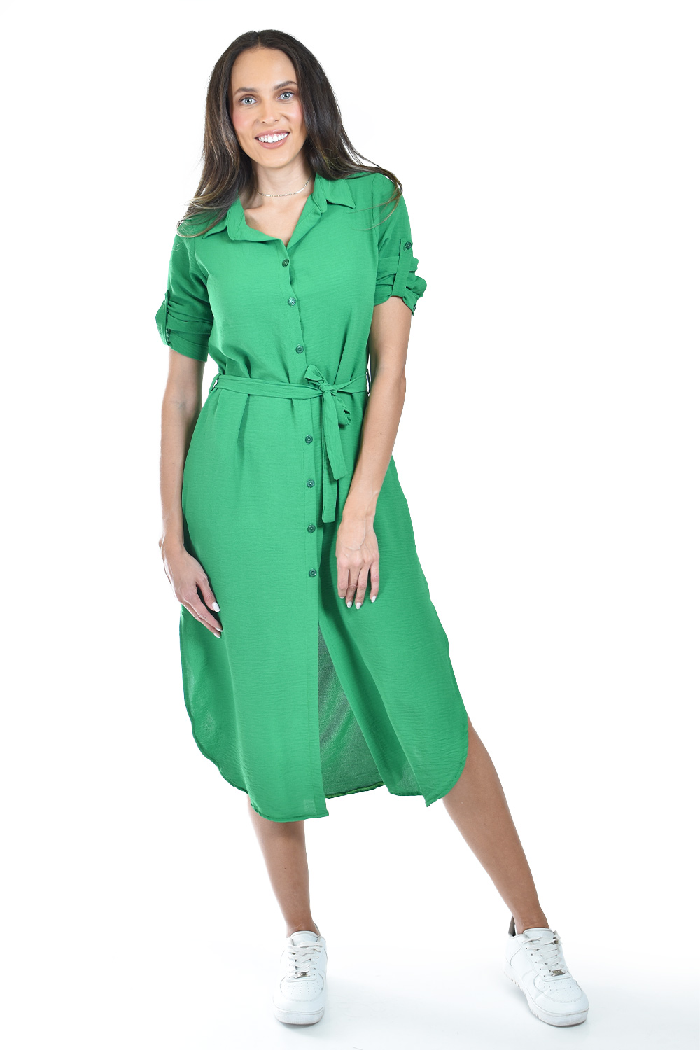 Foto 6 pulgar | Vestido Largo Roman Fashion / Juvenil, 1765 (verde)