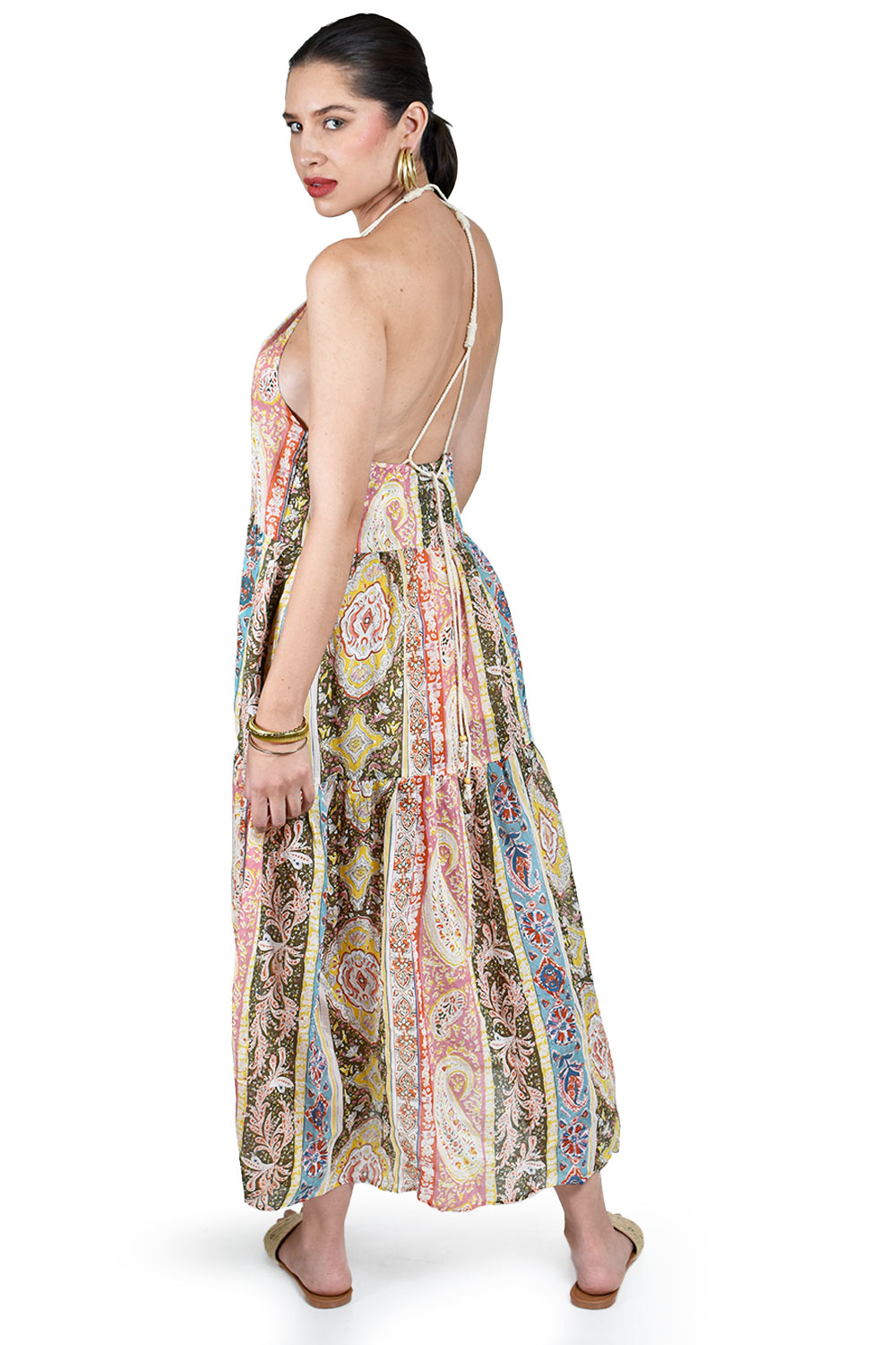 Foto 4 pulgar | Vestido Bohemio Multicolor Roman Fashion /juvenil, 241 (multicolor)