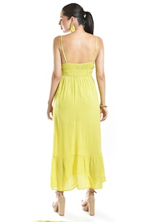 Foto 3 | Vestido Largo De Tirantes Roman Fashion /juvenil, 5383 (lima)