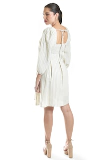 Foto 3 | Vestido De Algodon A Rayas Roman Fashion /juvenil, 20225 (arena)