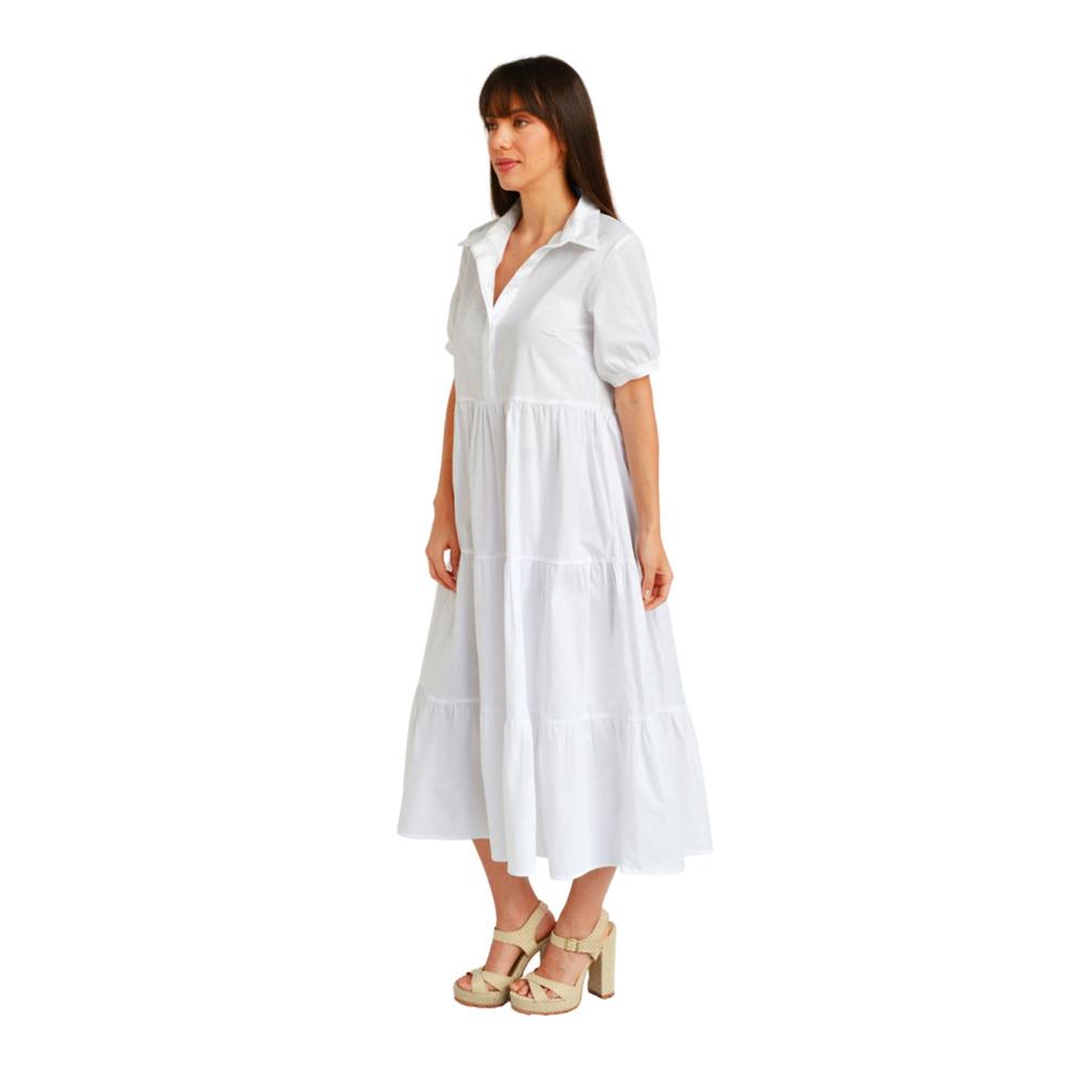Foto 3 pulgar | Vestido Casual Roman Fashion /juvenil 595 (blanco) Blanco