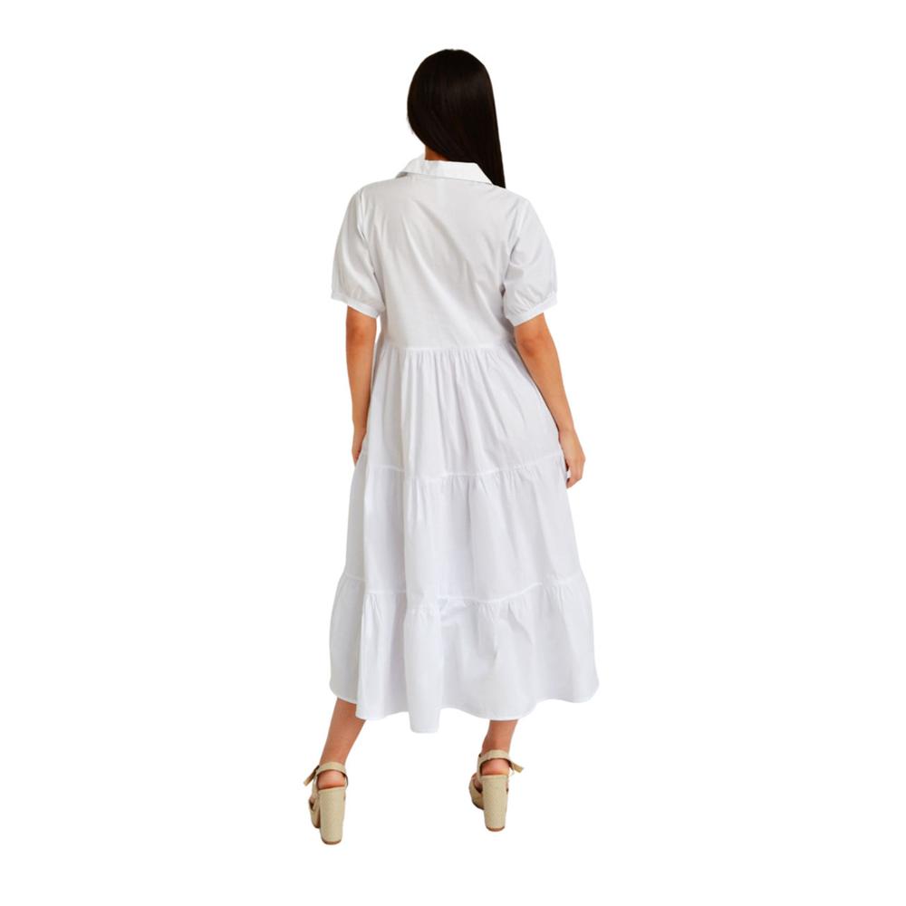 Foto 4 pulgar | Vestido Casual Roman Fashion /juvenil 595 (blanco) Blanco