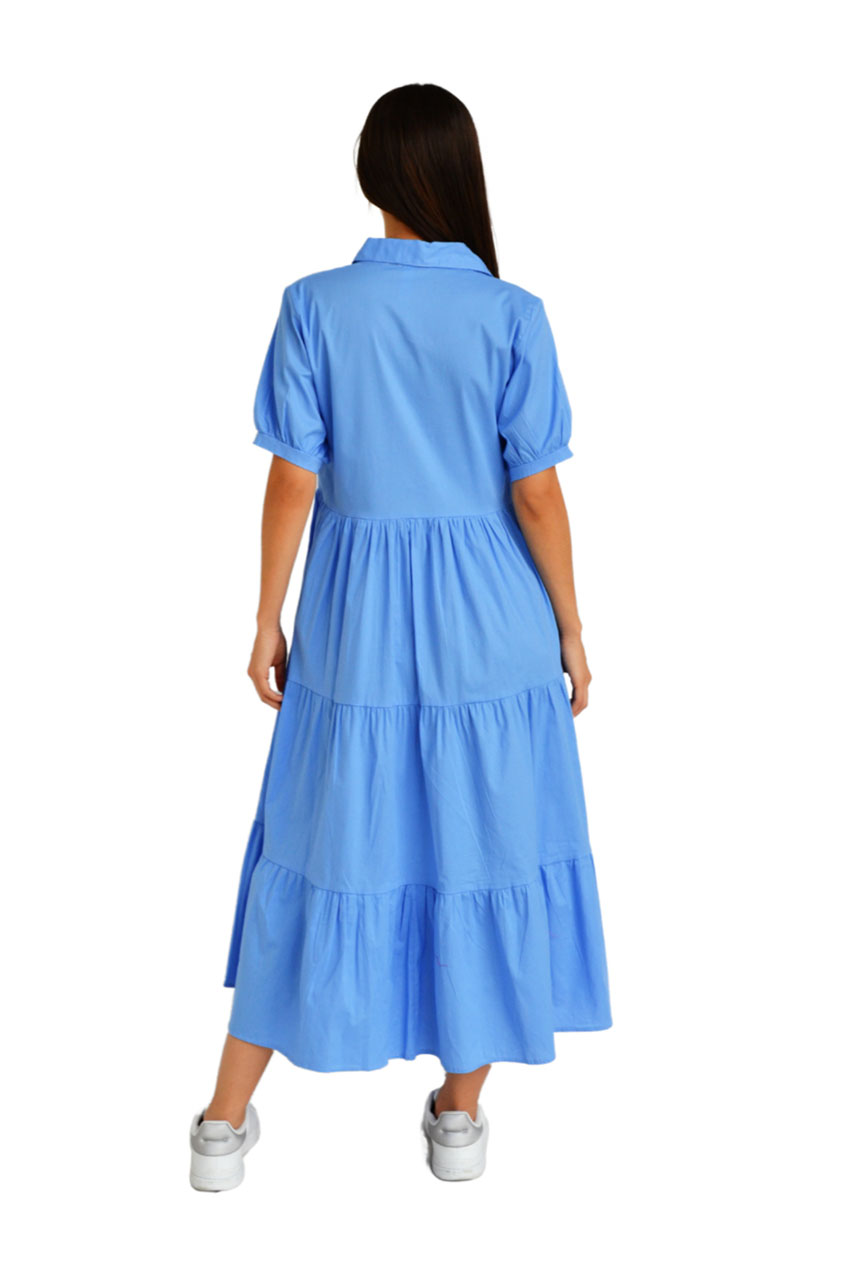 Foto 4 pulgar | Vestido Casual Roman Fashion /juvenil 595 (azul Claro) Azul