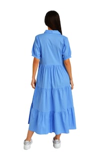 Foto 3 | Vestido Casual Roman Fashion /juvenil 595 (azul Claro) Azul