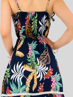 Foto 6 | Vestido Maxi Casual Mujer Largo Ves-1017 Marino Cómodo De Tirantes